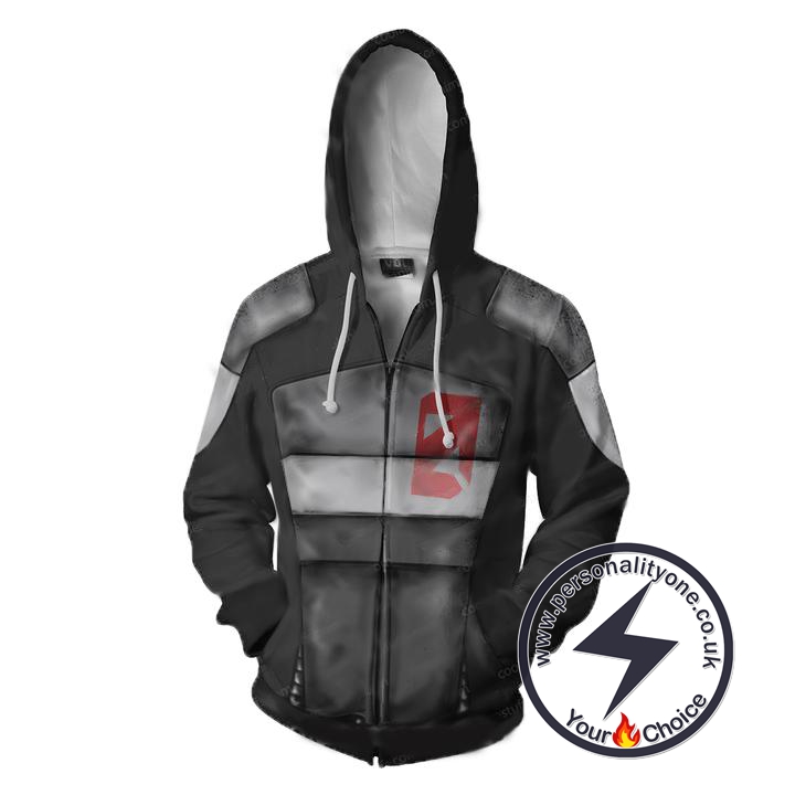 Borderlands Hoodies - Borderlands Zero Zip Up Hoodie Jacket